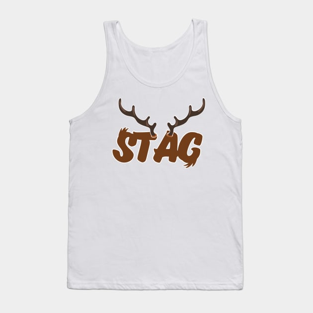 Stag wedding party Tank Top by nickemporium1